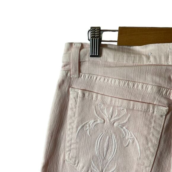 NYDJ Pink High Rise Flared Jeans Size 4 - Picture 6 of 7
